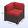 Treyshun Wicker 10 - Person Modular Patio Conversation Sets with Cushions