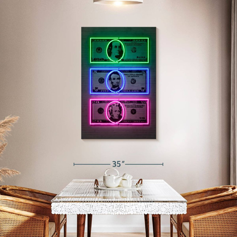 Kerner Dollars, 45" H x 30" W