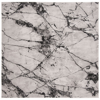 Tapis gris / noir Kelly