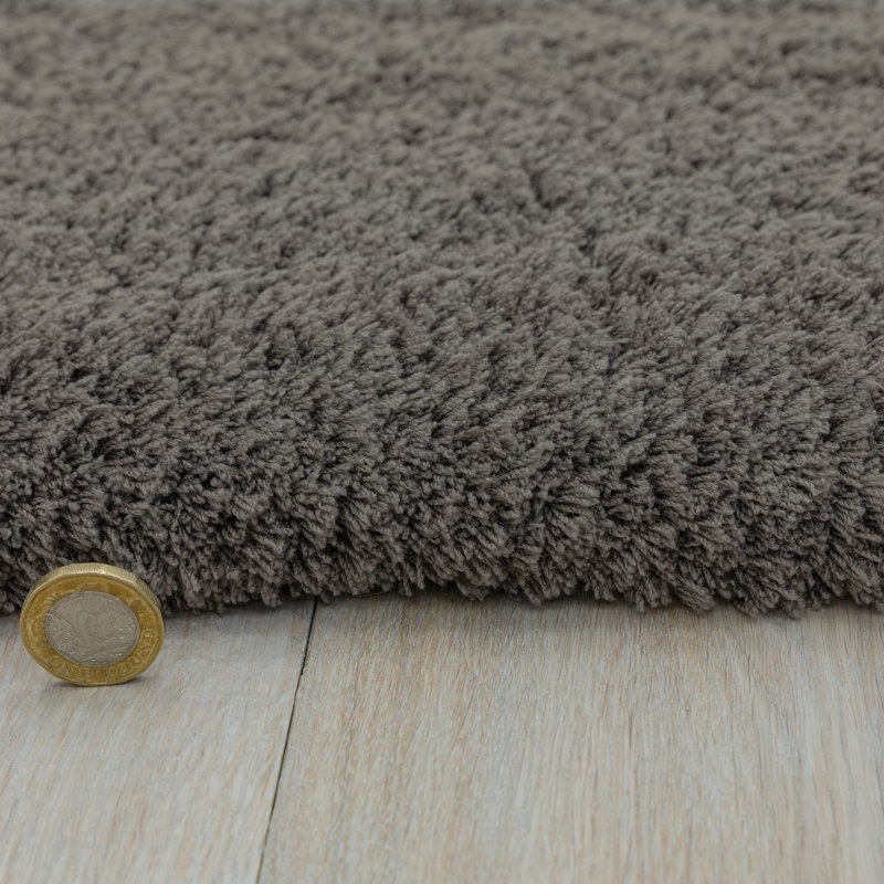 Makayla Solid Colour Shag Area Rug, Rectangle 80 x 150cm