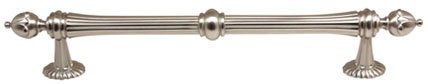 Poignée d'électroménager 12 po Ornate, Nickel satiné, 8"