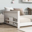 Lit au sol avec porte-livres et porte intégrés pour un rangement peu encombrant et une sommeil confortable, parfait pour les chambres compactes-1044203481