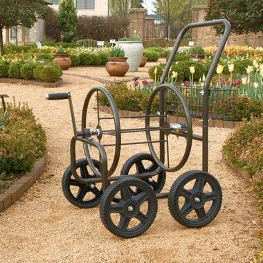 Lavex Garden Hose Reel Cart
