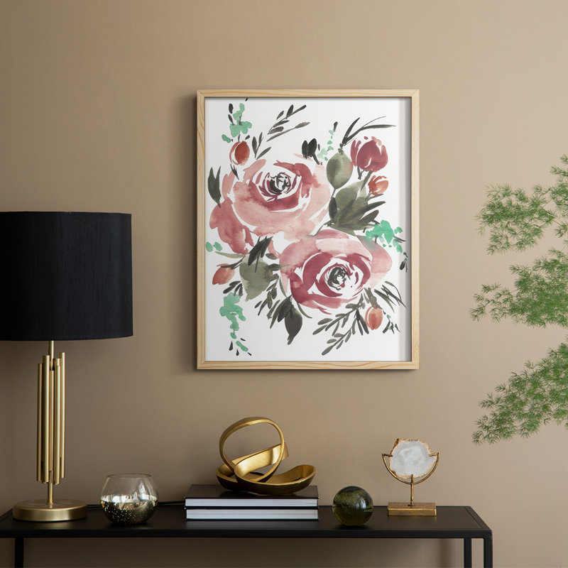 «Lovely Roses II», Naturel, H 11 po x l 9 po