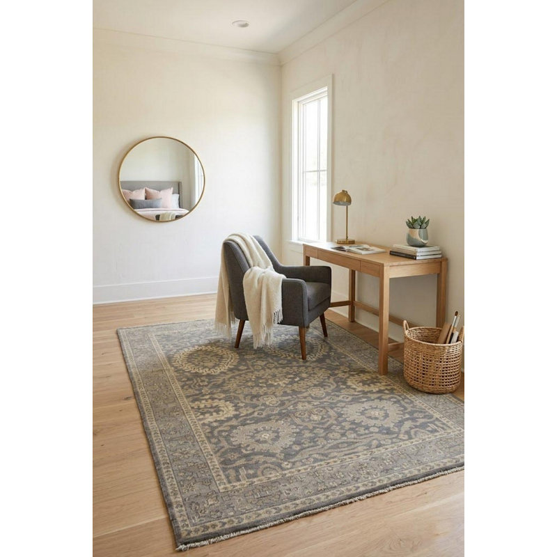 Wool Floral Indoor Rug