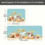 Tapis de cuisine antidérapant 2 pièces