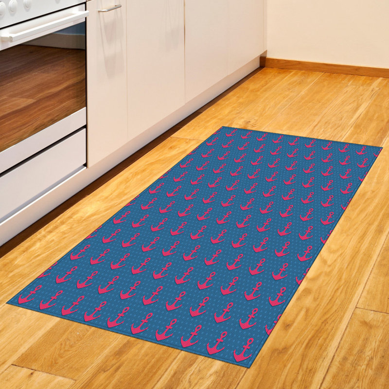 Tapis décoratif en fibres à haute densité Anchor, Rectangle 2 pi 7 po x 5 pi