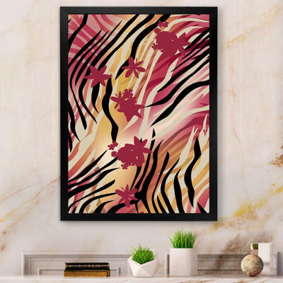 Peau de zèbre III - peinture