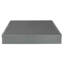 Pliable 9 po Base de lit en métal avec matelas, sommier tapissier double, gris-635391048
