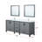 Ziva 84 in W x 22 in D Double Bath Vanity and Cultured Marble Top-50513856-113201093