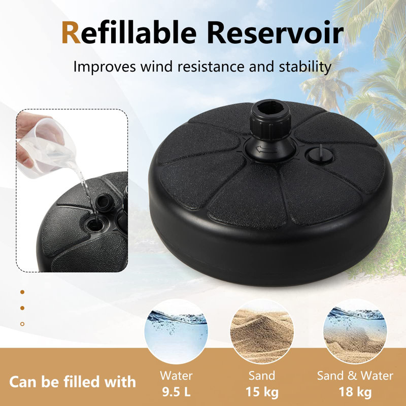 Avinoam 1 kg Plastic Umbrella Base