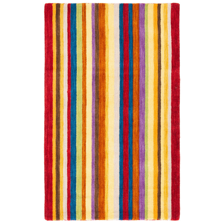Frann Hand Loomed Wool Striped Rug