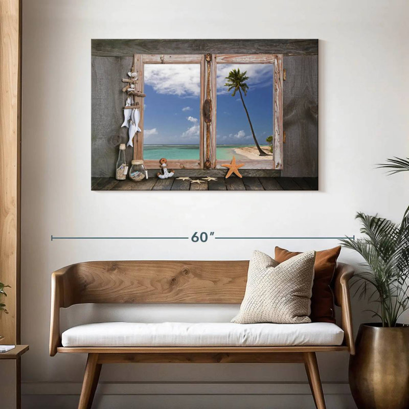 Lilie Nautical Themed Window, 30" H x 45" W