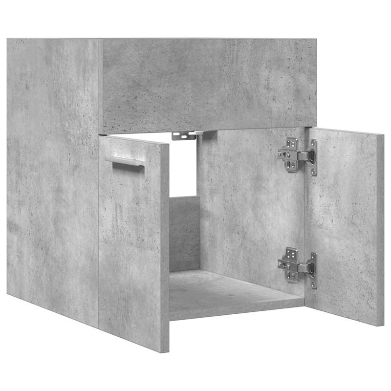 Eliona Bathroom Vanity Base Only, Concrete Grey, 46Cm H x 41Cm W x 38.5Cm D