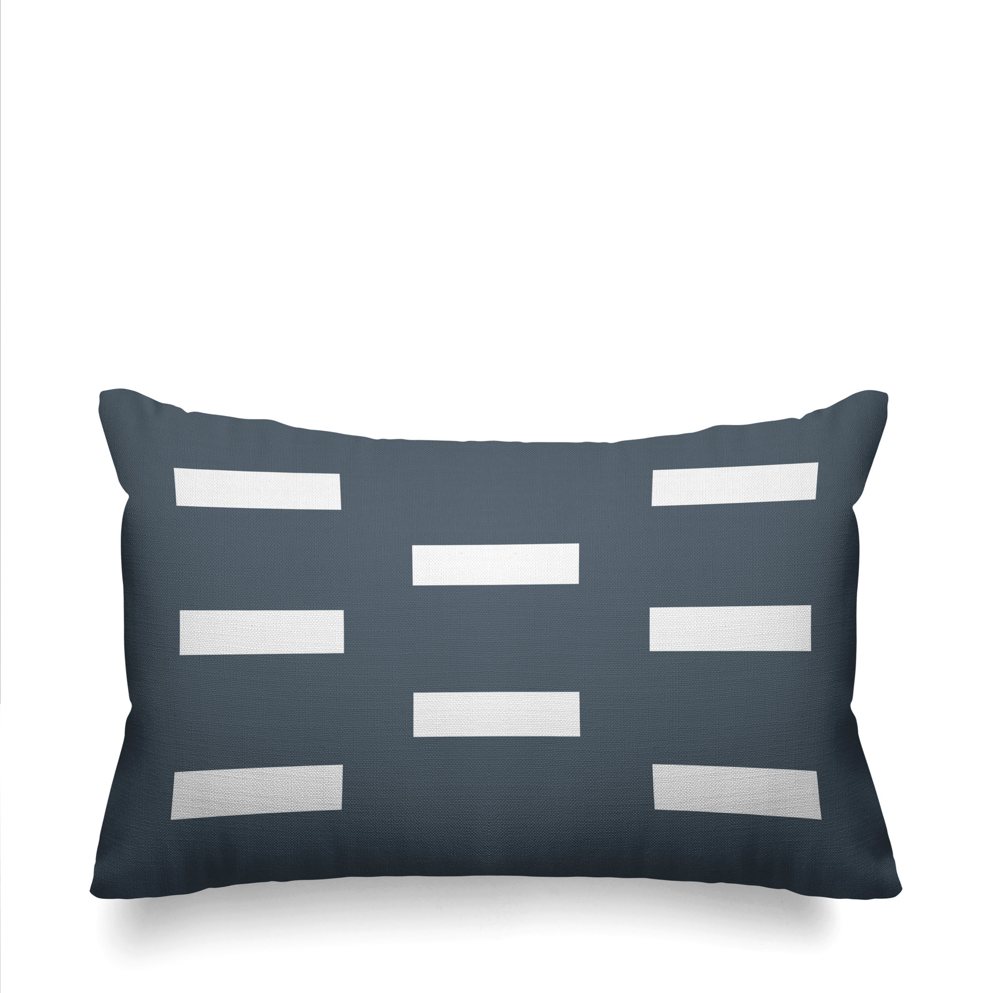 Luella Geometric Indoor/Outdoor Throw Pillow, Gray