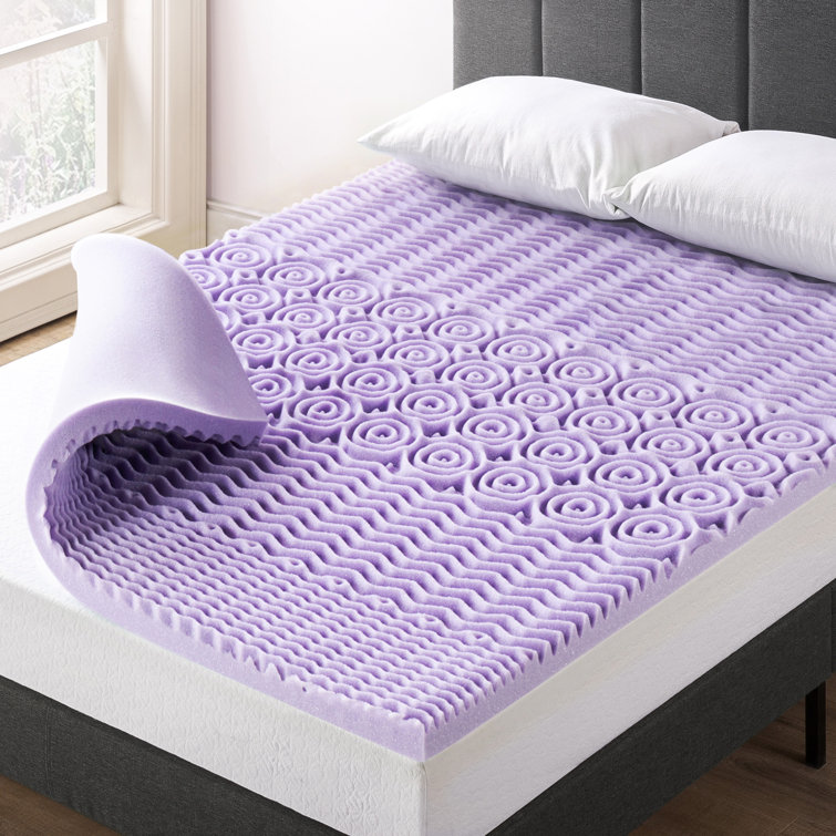 LoftWorks 1.5 Washable Memory Foam Mattress Pad - King