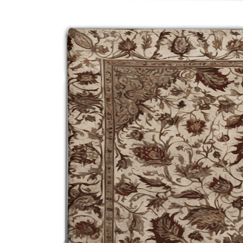 Tapis turc intérieur / extérieur beige, Rectangulaire 2 pi x 3 pi