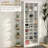 71" Tall Shoe Rack Storage Organizer, Narrow Shoe Cabinet For Entryway With Open Cubes For 36 Pairs