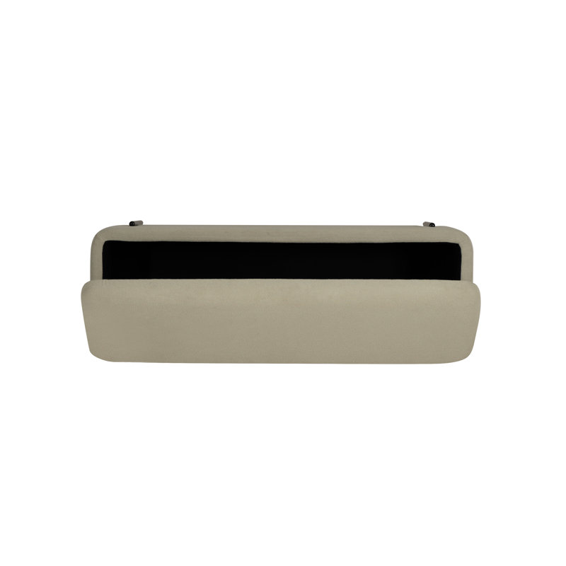 MacLaren Upholstered Storage Bench, Green
