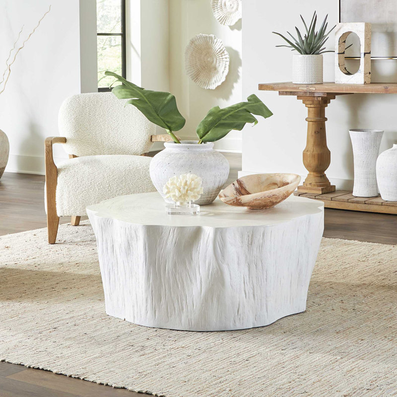 Table basse Hulme, Blanc