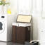 Bamboo Laundry Hamper with Handles-1144421145