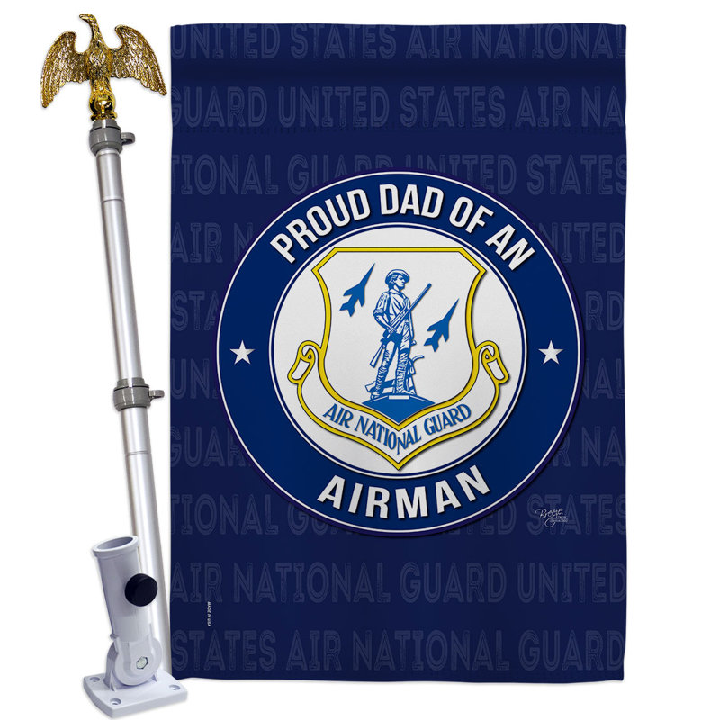 Double Sided 40'' H x 28'' W Polyester Flag Set