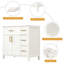 Meuble-lavabo simple 18,3 po avec comptoir
