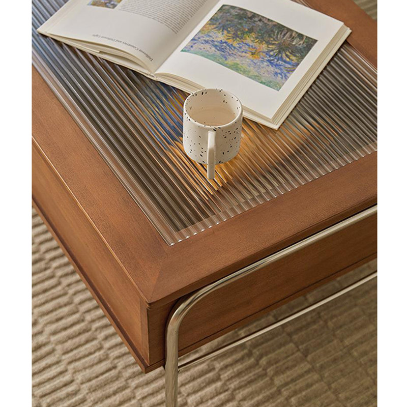 Simple Style Rectangular Coffee Table