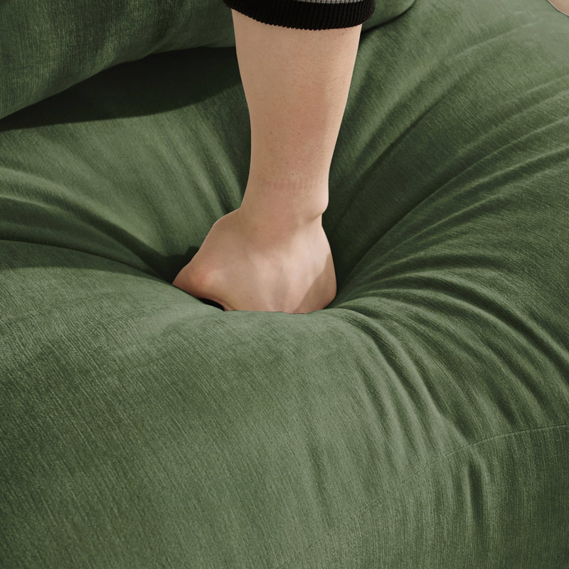 Causeuse avec repose-pieds, Rose Dust