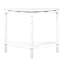 Console en forme de demi-lune de 42 po avec plateau et pieds ouverts-366732925