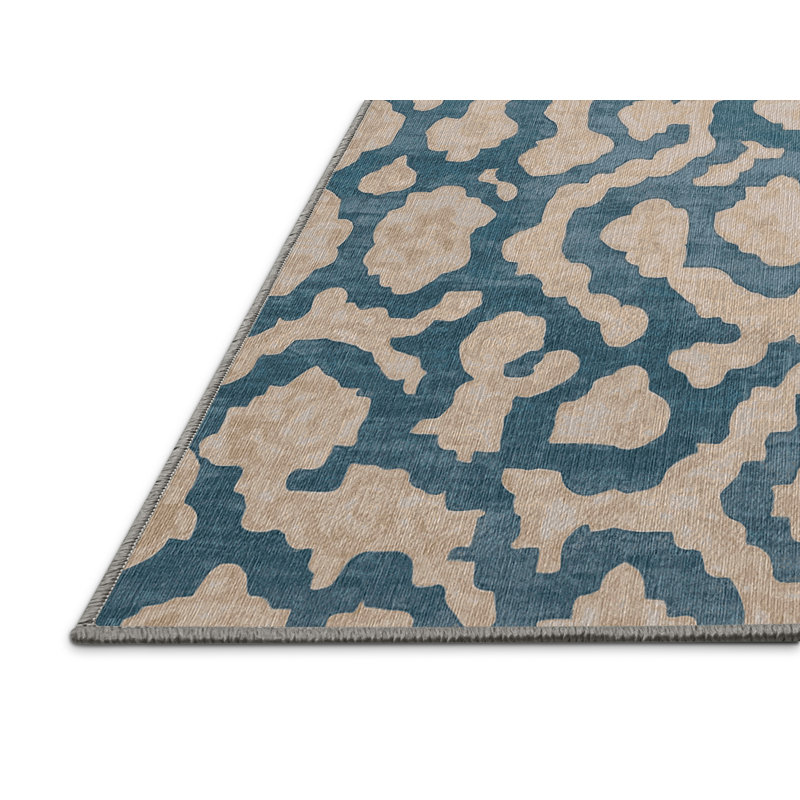 Tapis gris lavable à la machine, Rectangle 5 pi x 7 pi