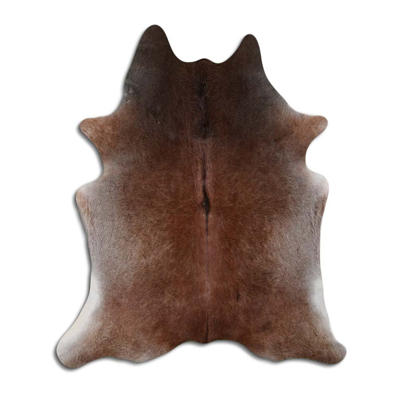 Cowhide Rug Tan Grey