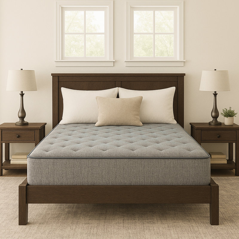 Matelas double en mousse double de 9 po, confort moyen, soulagement en relief, lit double, soulagement doux, Lit double
