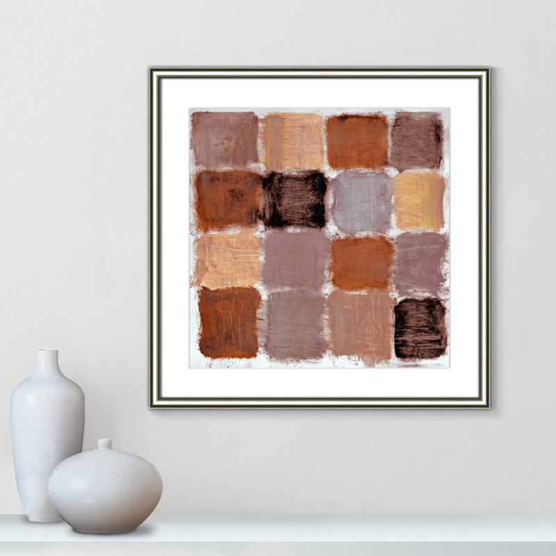 Reproduction de poudrière à motif de reflets d'épices par Casa Fine Arts, Impression encadrée argentée classique avec pass