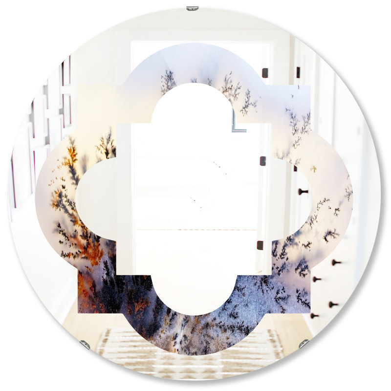 Miroir mural Kazan Dendrite Crystals, 31,5 po x 31,5 po