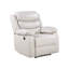 Fauteuil inclinable électrique en cuir synthétique-2020340030