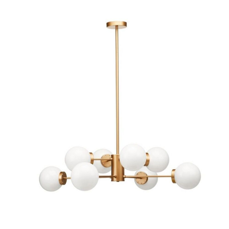 Lustre linéaire moderne à 8 lumières Spoutnik