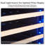 24-Inch Wine Refrigerator – 154-Bottle Tall Wine Fridge For Built-In Or Freestanding Cooler Use With Professional Compressor, Low Noise, Fast Cooling, And Intelligent Temperature Memory