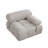 Upholstered Modern Velvet Fabric Single One-Armed Chair-121972262