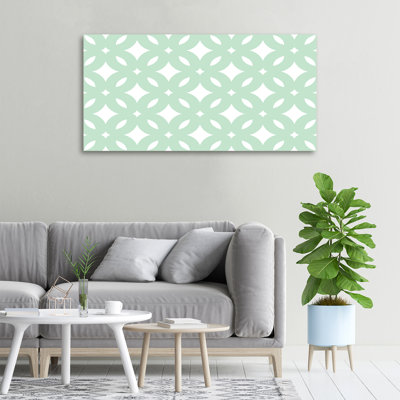 Geometric Background - Wrapped Canvas Print