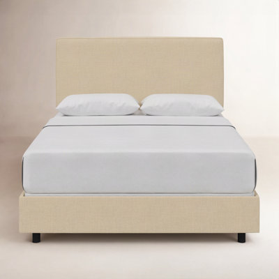 Lit tapissier standard en coton Marquise