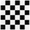 Metro Quad Checkerboard Glossy Blk and White 11-3/4" x 11-3/4" Porcelain Mosaic Floor and Wall Tile