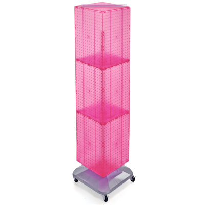 Four-Sided Interlocking 68" H x 18" W Pegboard