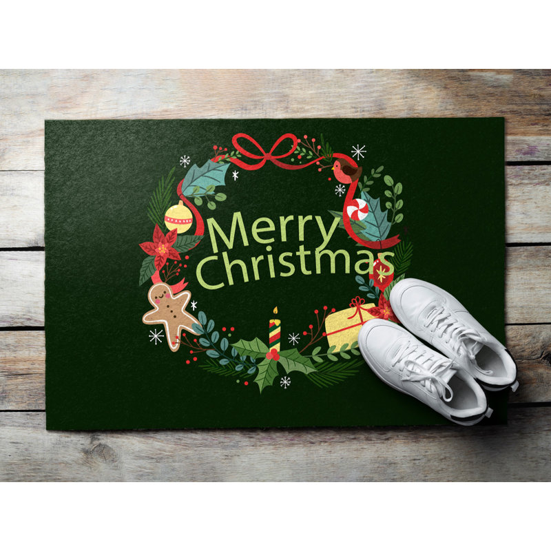 Non-Slip Christmas Outdoor Doormat