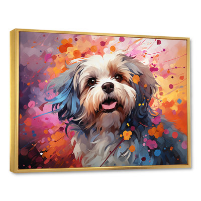 Popart Shih Tzu Serenade - Dog Wall Art