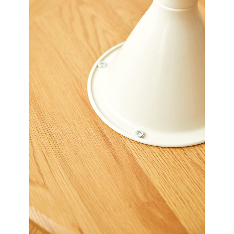 TABLE RONDE BLANC + BOIS