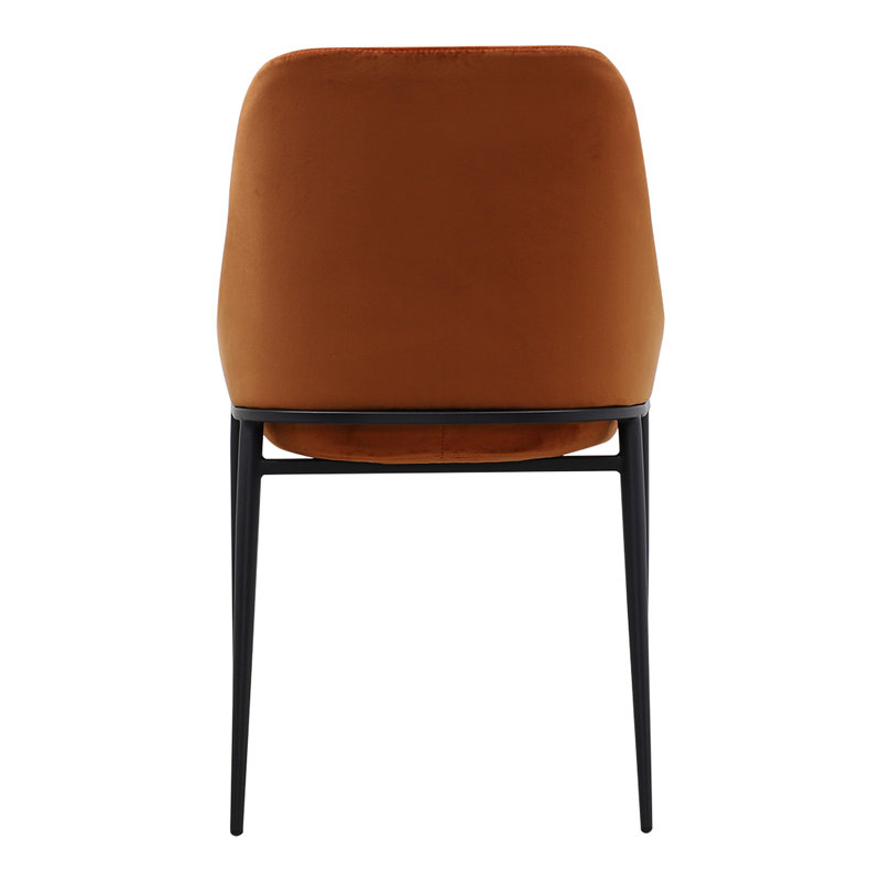Upholstered Dining Chair, Burnt Orange
