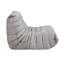 Chaise d'appoint Revena, microfibre plissée, courbée-114018762