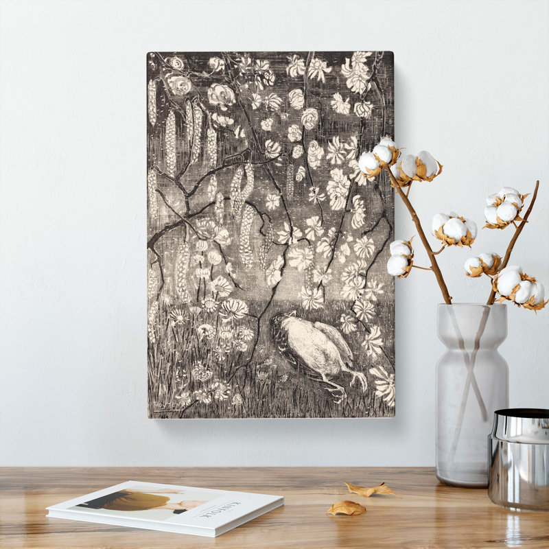 Dead Bird by Theo Van Hoytema - Wrapped Canvas Painting, 50cm H x 35cm W x 3cm D