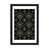 Papier d'art encadré noir sélectionné